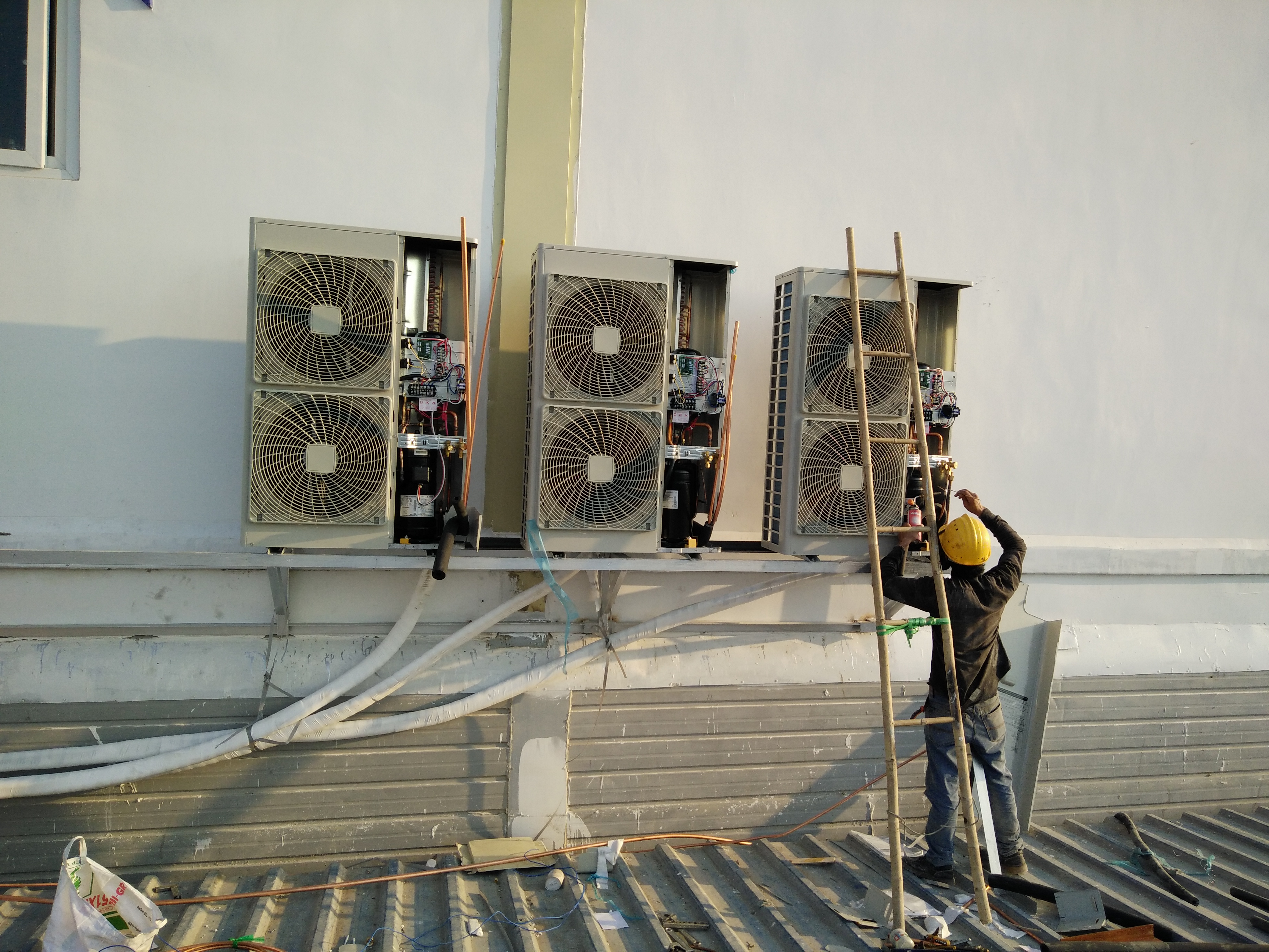 tháo lắp máy lạnh tại dĩ an bình dương 