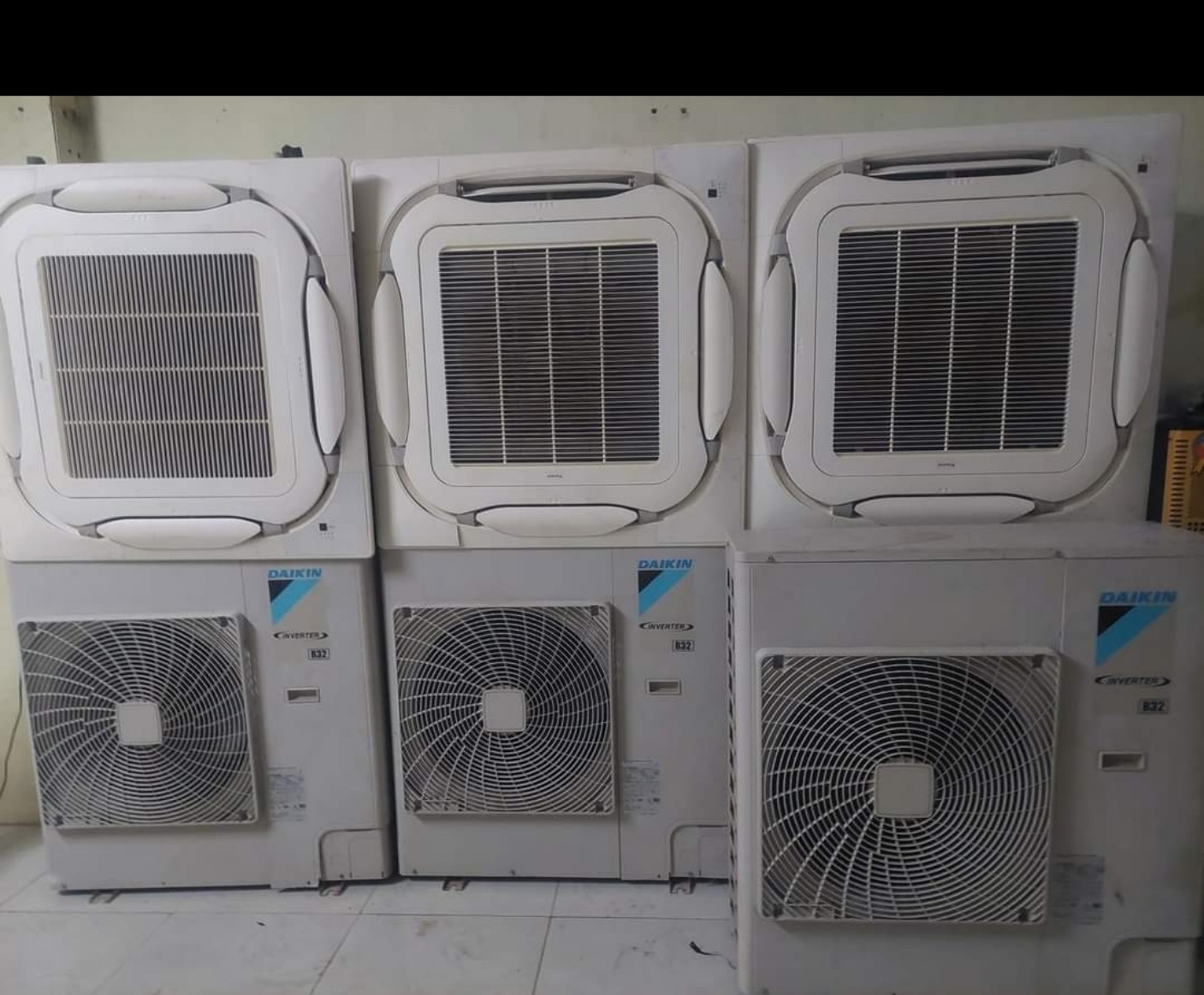 MÁY LẠNH DAIKIN ÂM TRẦN 4HP ĐÃ QUA SỬ DỤNG MỚI 85%