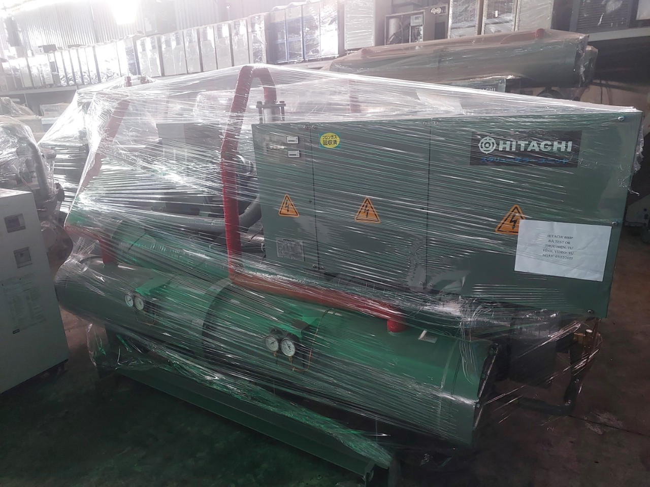 Sửa máy làm lạnh chiller nước tại  kcn vsip 2 bình dương 